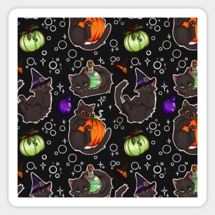 Halloween Kitties - All the Kitties Sticker